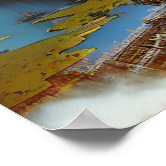 Poster Château de Waters Edge (Coin)