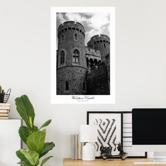 Poster Château de Windsor (Bureau à domicile)