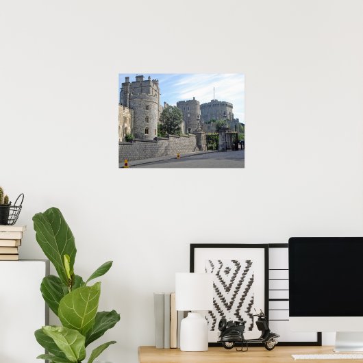 Poster Château de Windsor (Bureau à domicile)