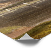 Poster Château de Windsor de la prairie de la rivière sur (Coin)