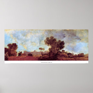 Poster Château de Windsor de Salt hill par Joseph Turner