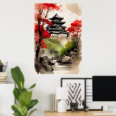 Poster Château d'Echoing Hills (Bureau à domicile)