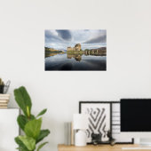 Poster Château d'Eilean Donan avec reflet en Écosse (Bureau à domicile)