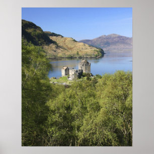 Poster Château d'Eilean Donan, Écosse. Le célèbre Eilean