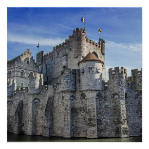 Poster Château des Comtes de Gand.