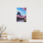 Poster Château des Fleurs de Cerisiers (Cuisine)