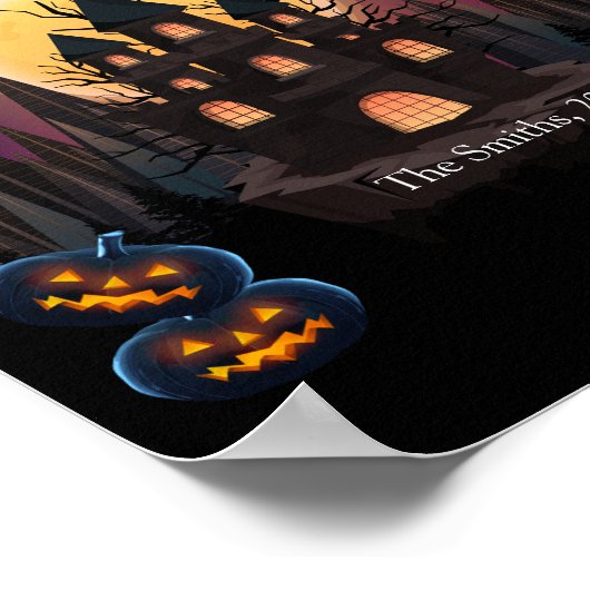Poster Château d'Halloween (Coin)