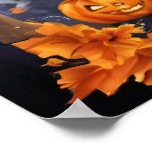 Poster Château d'Halloween enchanté (Coin)