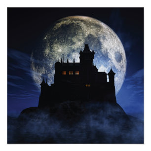 Poster Château d'Imaginaire la nuit
