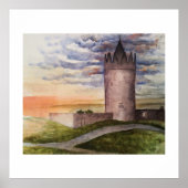 Poster Château d'Irlande Art Print – Doolin Comté de Clar (Devant)