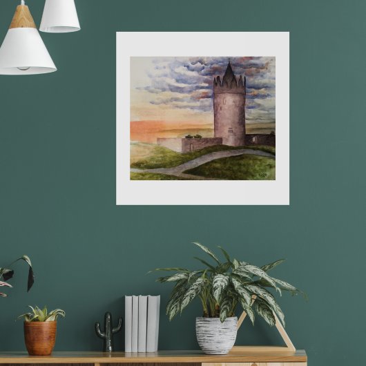 Poster Château d'Irlande Art Print – Doolin Comté de Clar (Salon 1)