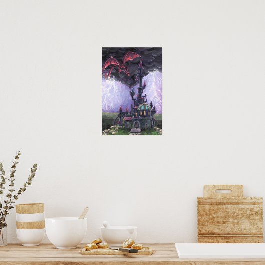 Poster Château du Dragon (Cuisine)