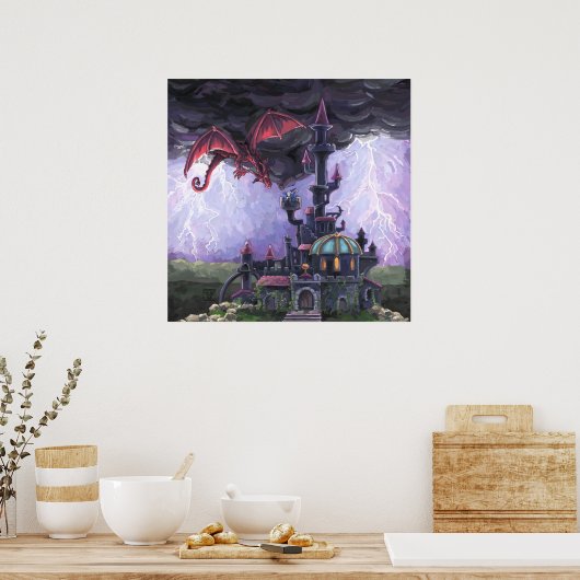 Poster Château du Dragon (Cuisine)