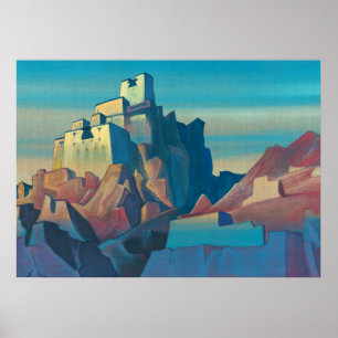 Poster Château du Ladakh par Nicholas Roerich