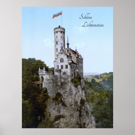 Poster Château du Lichtenstein (1890) (Devant)