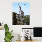 Poster Château du Lichtenstein (1890) (Bureau à domicile)