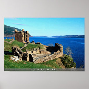 Poster Château d'Urquhart, Loch Ness, Ecosse