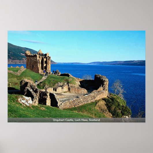 Poster Château d'Urquhart, Loch Ness, Ecosse (Devant)
