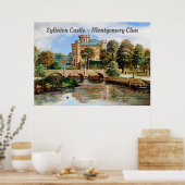 Poster Château Eglinton - Montgomery Clan (Cuisine)