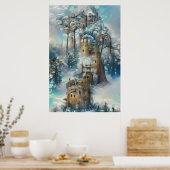 Poster Château En Forêt, Imaginaire Jungle, Château Magiq (Cuisine)