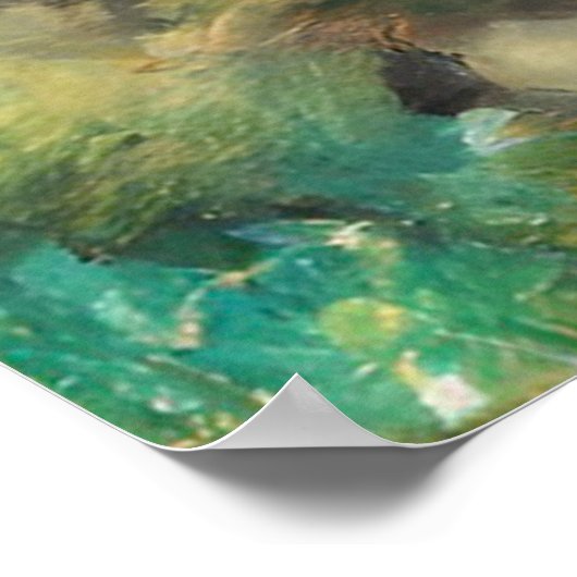 Poster Château En Forêt, Imaginaire Jungle, Magic Castle (Coin)