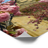 Poster Château et fleurs (Coin)