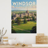 Poster Château et parc de Windsor Angleterre   (Cuisine)