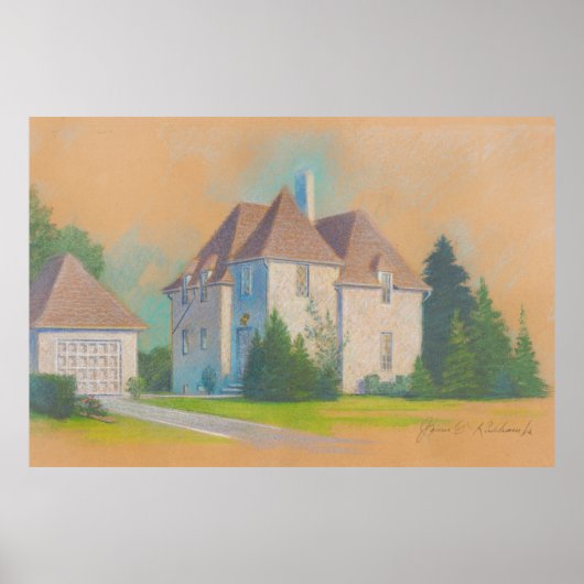 Poster Château Fleur-de-Lis - Kulhanek (1969) (Devant)