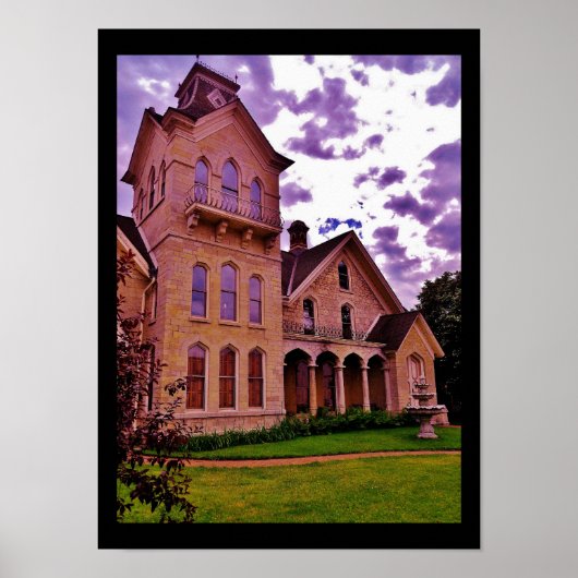 Poster Château français (Devant)