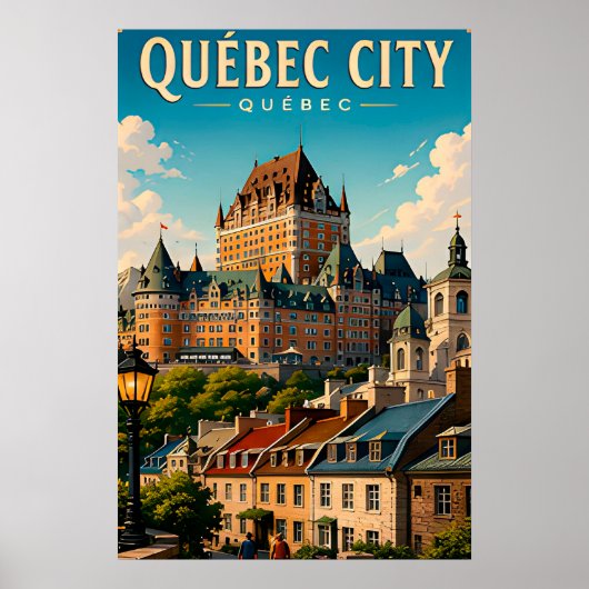 Poster 🏰 Château Frontenac de Québec (Devant)