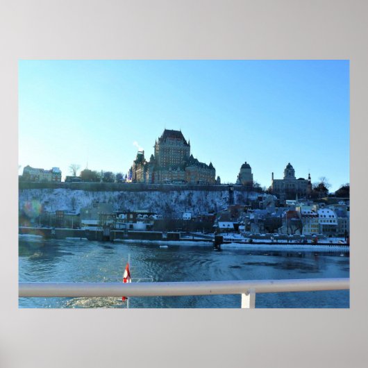 Poster Château Frontenac, Québec, Canada (Devant)