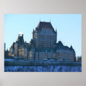 Poster Château Frontenac, Québec, Canada (Devant)