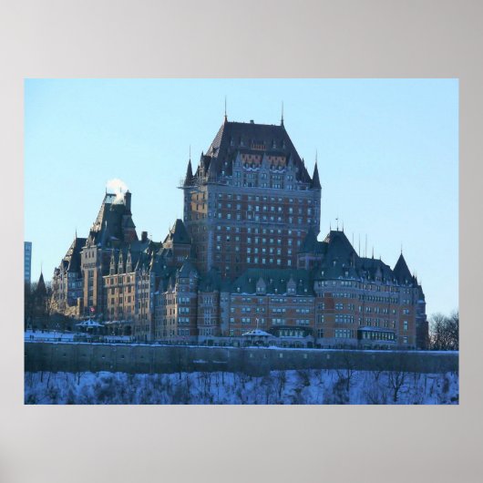 Poster Château Frontenac, Québec, Canada (Devant)
