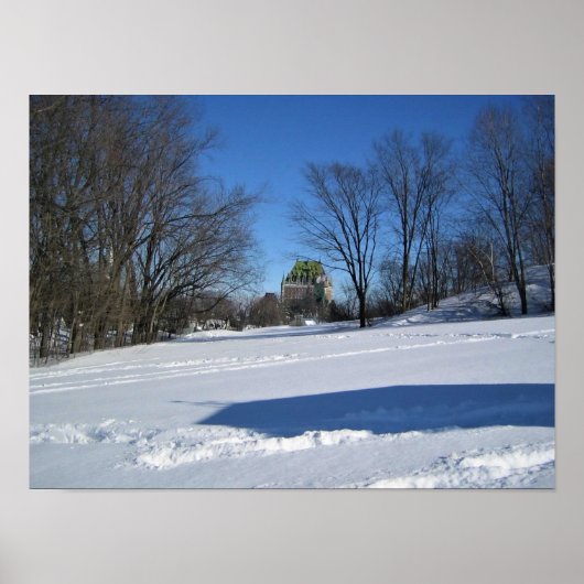 Poster Château Frontenac, Québec, Canada (Devant)