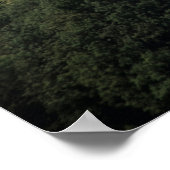 POSTER CHÂTEAU GRIS ET BLANC SUR LES COLLINES (Coin)