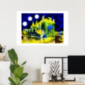 Poster Château hanté (Bureau à domicile)