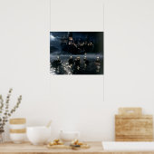 Poster Château Harry Potter | Arrivée à Hogwarts (Cuisine)