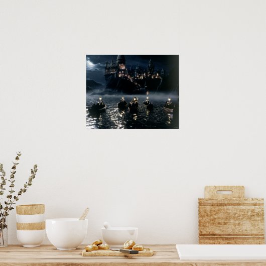 Poster Château Harry Potter | Arrivée à Hogwarts (Cuisine)