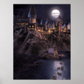 Poster Château Harry Potter | Grand lac à Hogwarts (Devant)