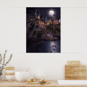 Poster Château Harry Potter | Grand lac à Hogwarts (Cuisine)