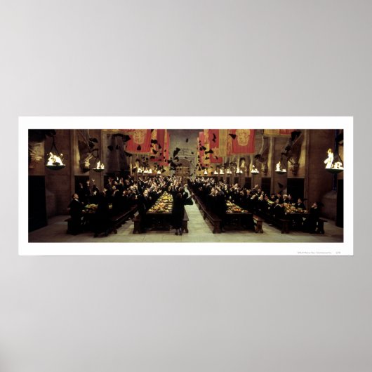 Poster Château Harry Potter | La Grande Salle (Devant)