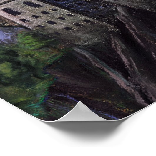 Poster Château Harry Potter | Magnifique Hogwarts (Coin)