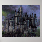 Poster Château Harry Potter | Magnifique Hogwarts (Devant)