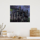 Poster Château Harry Potter | Magnifique Hogwarts (Cuisine)