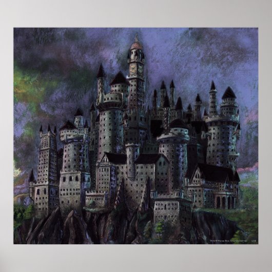 Poster Château Harry Potter | Magnifique Hogwarts (Devant)