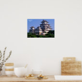 Poster Château Himeji Japon (Cuisine)