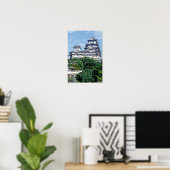 Poster Château Himeji - Japon (Bureau à domicile)