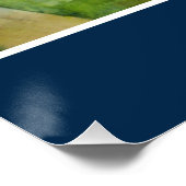 Poster Château Howard York Angleterre aquarelle peinture (Coin)