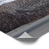 Poster Château japonais, Odawara, illustration de sakura (Coin)