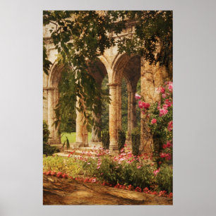 Poster Château - le jardin secret